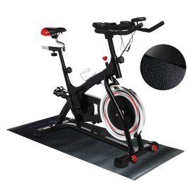 Treadmill Doctor Bike Mat for Home Fitness Equipment - 23.5 X 51 inches - 2.8lbs-img