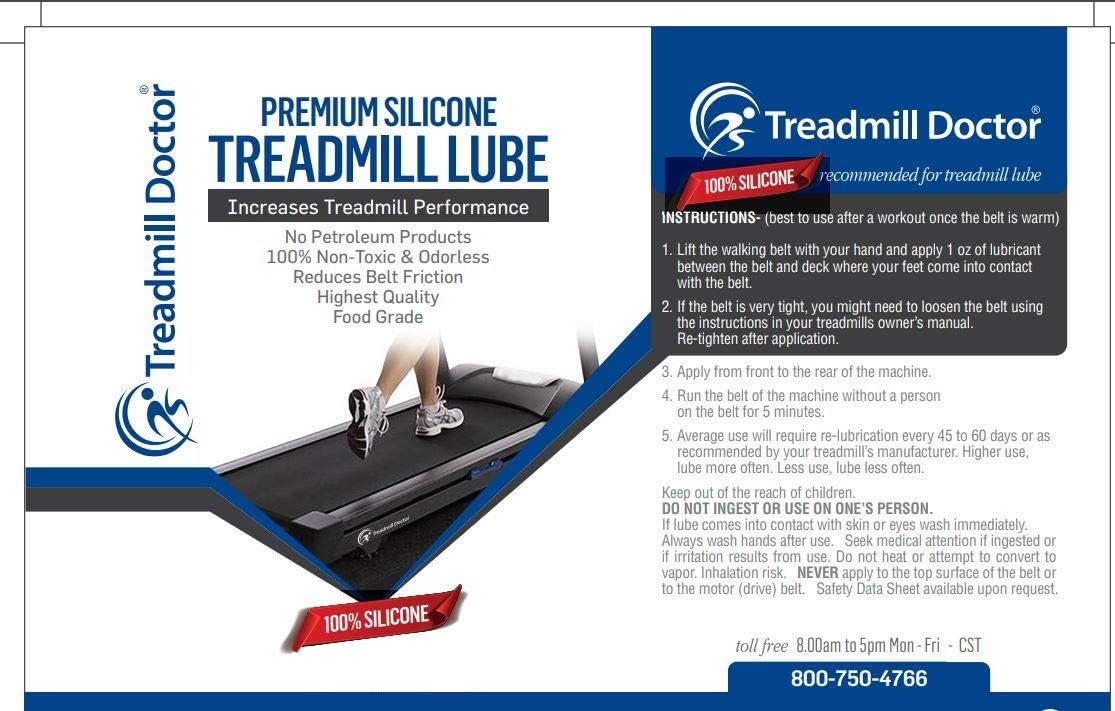 Treadmill Doctor Premium Walking Belt Lube - 16.9 oz-img-1