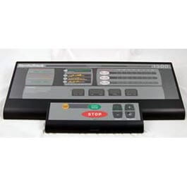 Treadmill console display