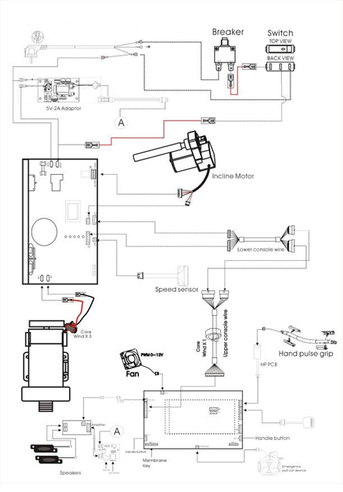 Treadmill Wiring Diagram - Beccaobergefell