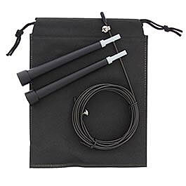 Speed Jump Rope with Carrying Pouch - Adjustable 10 ft